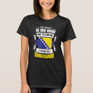 Bosnien und Herzegowina in meinem Kopf T-Shirt