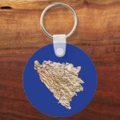 Bosnien und Herzegowina - Karte Schlüsselanhänger (Vorderseite)