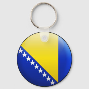 Bosnien und Herzegowina kennzeichnen Schlüsselanhänger