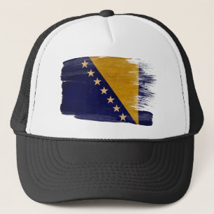 Bosnien und Herzegowina kennzeichnen Truckerkappe
