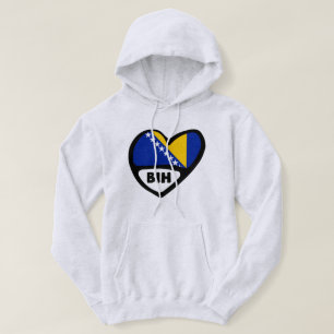 Bosnien und Herzegowina Ländercode Flaggenstaat He Hoodie