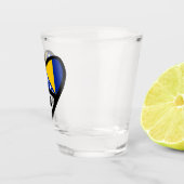 Bosnien und Herzegowina Ländercode Flaggenstaat He Schnapsglas (Rechts)