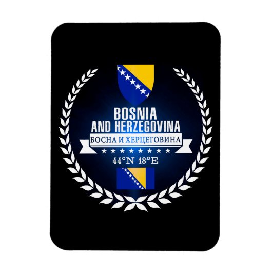 Bosnien und Herzegowina Magnet (Vertikal)