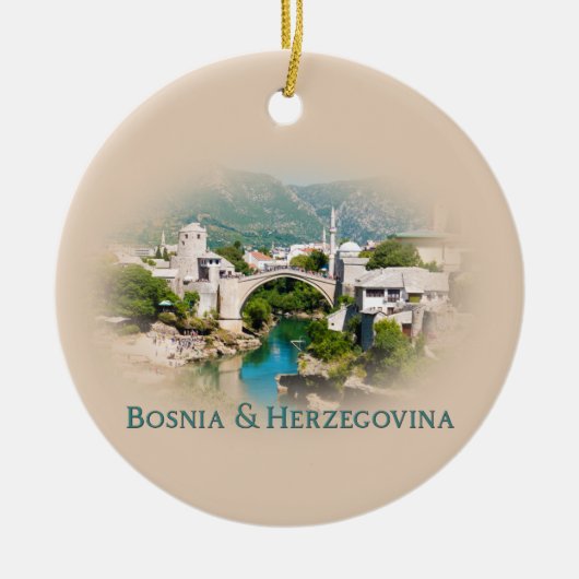 Bosnien und Herzegowina: Mostar Keramik Ornament (Vorne)