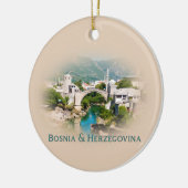 Bosnien und Herzegowina: Mostar Keramik Ornament (Links)