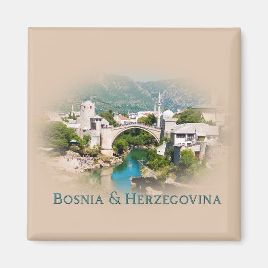 Bosnien und Herzegowina: Mostar Magnet (Vorne)