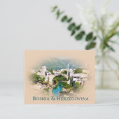 Bosnien und Herzegowina: Mostar Postkarte (Stehend Vorderseite)