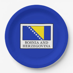 Bosnien und Herzegowina Pappteller