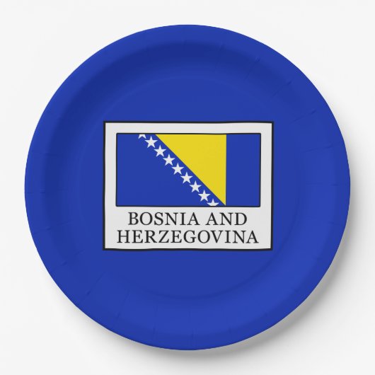 Bosnien und Herzegowina Pappteller (Vorderseite)