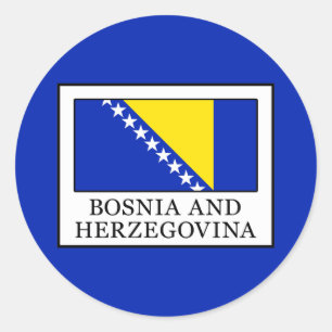 Bosnien und Herzegowina Runder Aufkleber