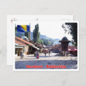 Bosnien und Herzegowina - Sarajevo - Bašcaršija - Postkarte (Vorne/Hinten)
