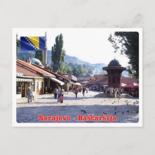 Bosnien und Herzegowina - Sarajevo - Bašcaršija - Postkarte