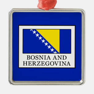 Bosnien und Herzegowina Silbernes Ornament