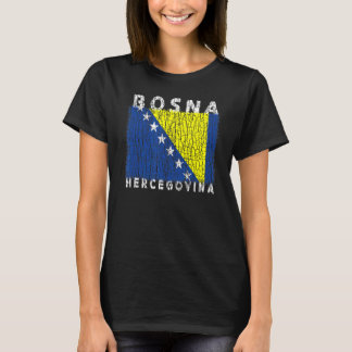 Bosnien und Herzegowina - Verwendung der Flagge na T-Shirt