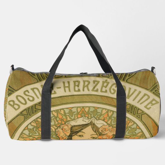 Bosnien und Herzegowina von Alphonse Mucha (1900) Duffle Bag (Vorderseite)