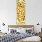 Bosnien und Herzegowina von Alphonse Mucha 1900 Leinwanddruck (Insitu (Schlafzimmer))