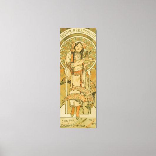 Bosnien und Herzegowina von Alphonse Mucha 1900 Leinwanddruck (Vorderseite)