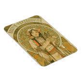 Bosnien und Herzegowina von Alphonse Mucha (1900) Magnet (Rechte Seite)