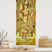 Bosnien und Herzegowina von Alphonse Mucha 1900 Poster (Küche)