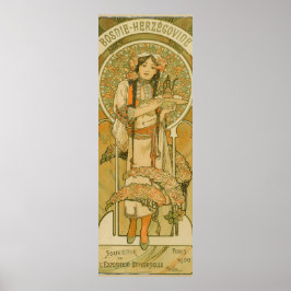 Bosnien und Herzegowina von Alphonse Mucha 1900 Poster