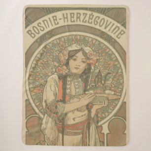 Bosnien und Herzegowina von Alphonse Mucha (1900) Sherpadecke