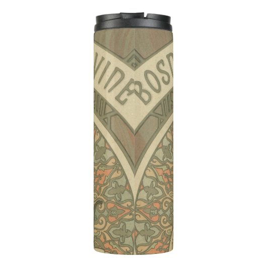 Bosnien und Herzegowina von Alphonse Mucha (1900) Thermosbecher (Rückseite)