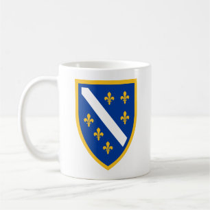 Bosnien und Herzegowina Wappen Patriotischer Beche Kaffeetasse