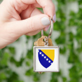 Bosnien und Herzegowina Wappen Schlüsselanhänger (Hand)