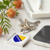 Bosnien und Herzegowina Wappen Schlüsselanhänger (Seite)