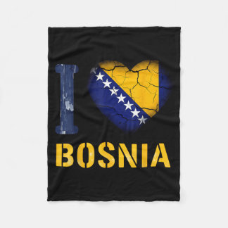 Bosnien und Herzegowina Wurzeln Bosnische Flagge Fleecedecke