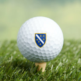 Bosnien Wappen Patriotischer Golfball