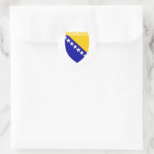 Bosnien-Wappen Runder Aufkleber (Tasche)