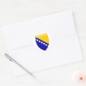 Bosnien-Wappen Runder Aufkleber (Umschlag)