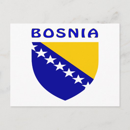 BOSNIENISCHE Wappendecke Postkarte (Vorderseite)