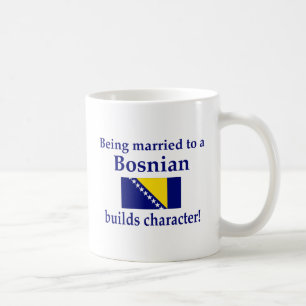 Bosnier errichtet Charakter Kaffeetasse