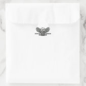 bosnisch-amerikanischer Themed Apparel Dreieckiger Aufkleber (Tasche)