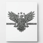 bosnisch-amerikanischer Themed Apparel Fotoplatte (Vorderseite)