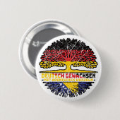 Bosnisch Deutsch Deutschland Button (Vorne & Hinten)