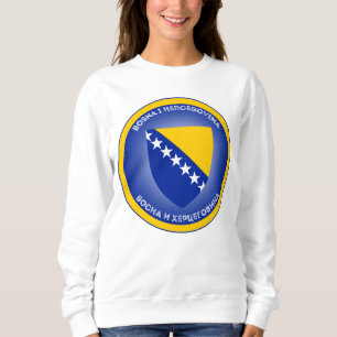 bosnisch-herzegowinische Wappen - Circle Shape Sweatshirt