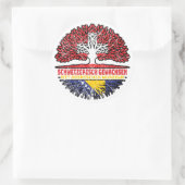Bosnisch Schweizer Schweiz Runder Aufkleber (Tasche)