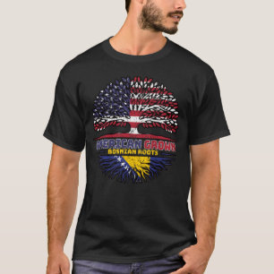 Bosnisch USA USA Vereinigte Staaten Tree T-Shirt