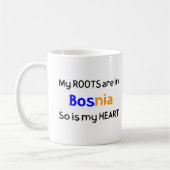 Bosnisch-Wurzeln Kaffeetasse (Links)