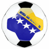 bosnische Flagge Fußball (Vorderseite)