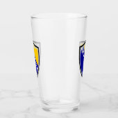 bosnische Flagge Glas (Rechts)