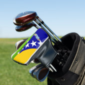 bosnische Flagge Golf Headcover (In Situ)