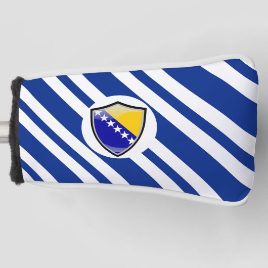bosnische Flagge Golf Headcover (Vorderseite)