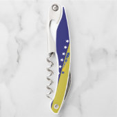 bosnische Flagge Kellnermesser (Vorderseite)