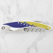 bosnische Flagge Kellnermesser (Vorderseite)