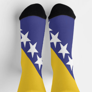 bosnische Flagge Socken