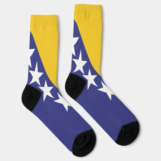bosnische Flagge Socken (Rechts)